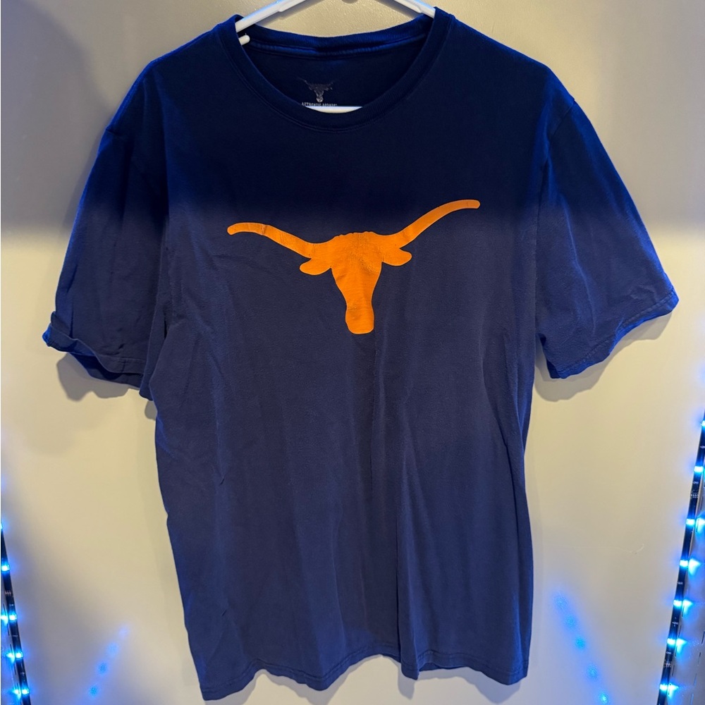 Navy Blue Longhorn Men's Short Sleeve Tee